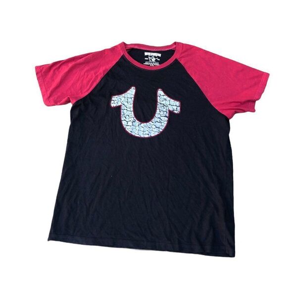 True Religion T shirt XL Cracked Horshoe - Picture 1 of 5